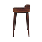 Elevated Solid Mango Wood Console Table – Chestnut Finish
