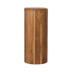 Soba Straight Solid Mango Wood Console Table – Oak-Ish Finish