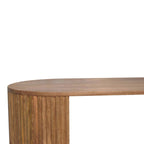 Soba Ball Open Solid Mango Wood Coffee Table – Oak-Ish Finish