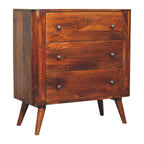 Bera Solid Mango Wood Chest – Chestnut Finish