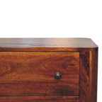 Bera Solid Mango Wood Chest – Chestnut Finish