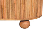 Soba Ball Lid-Up Solid Mango Wood Coffee Table – Oak-Ish Finish