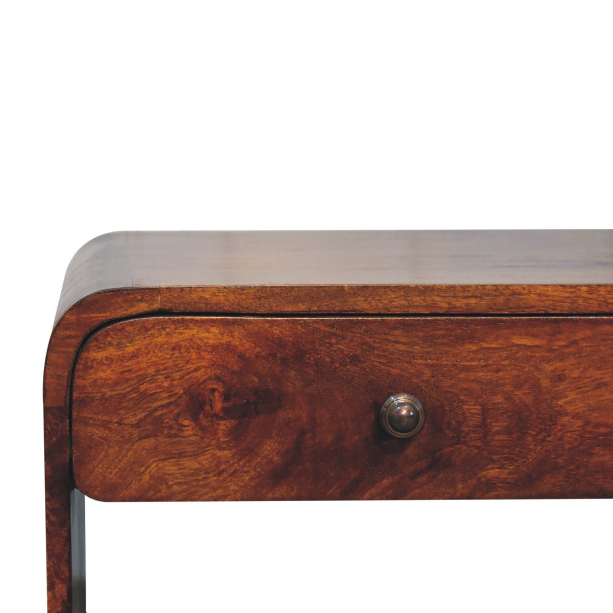 Aspen Slim Solid Mango Wood Coffee Table – Chestnut Finish