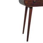 London Arch Solid Mango Wood Writing Desk – Chestnut Finish
