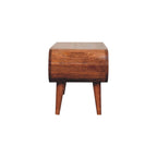 Amaya Nordic Style Solid Mango Wood Coffee Table – Honey Caramel Finish