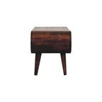 Amaya Open Solid Mango Wood Coffee Table – California Walnut Finish