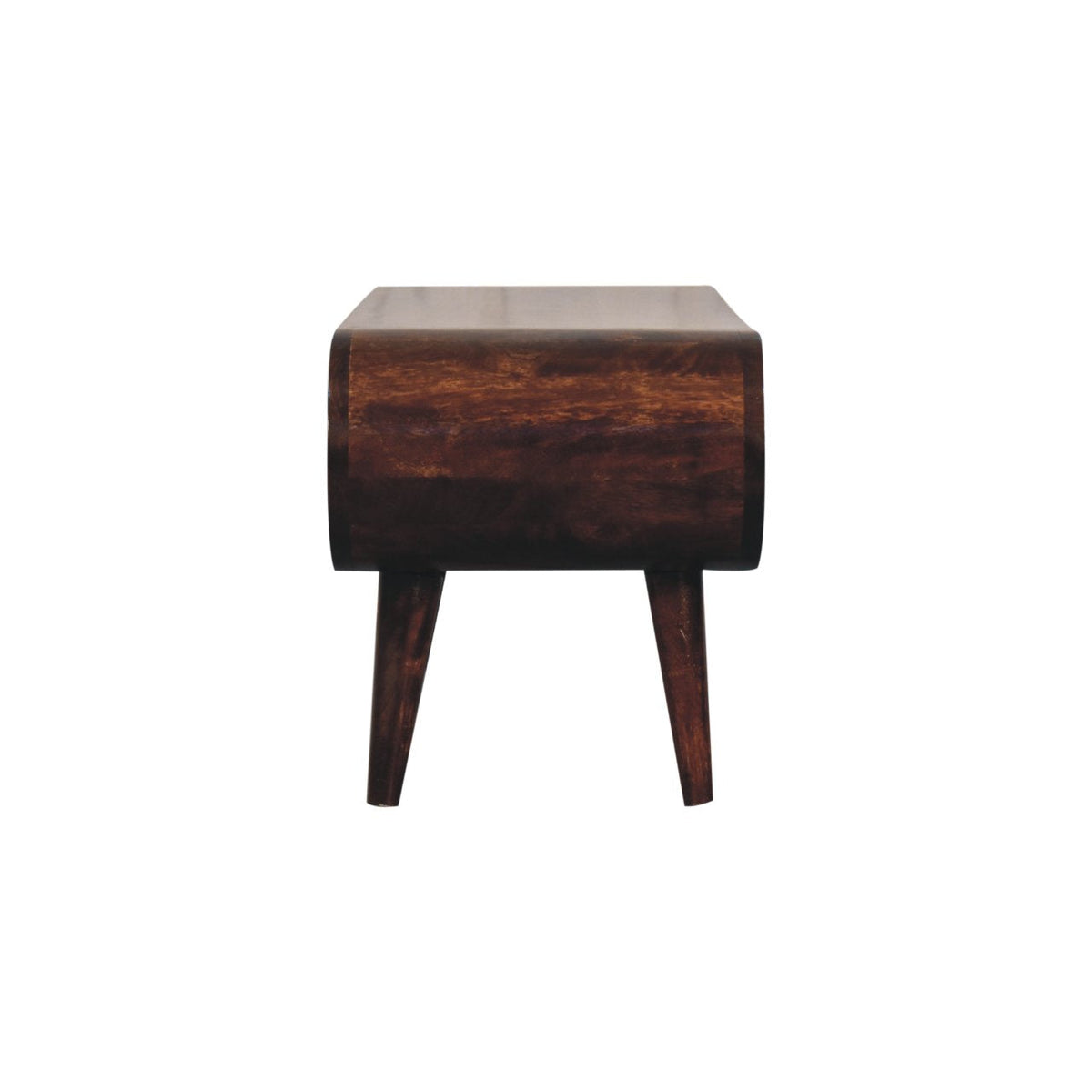 Amaya Open Solid Mango Wood Coffee Table – California Walnut Finish