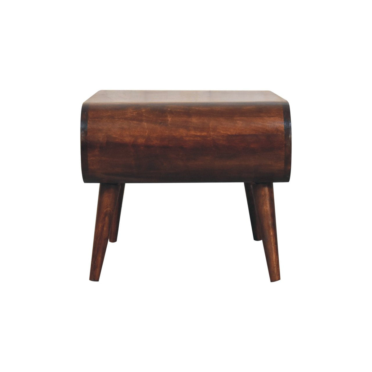 Open Solid Mango Wood Coffee Table – California Walnut Finish