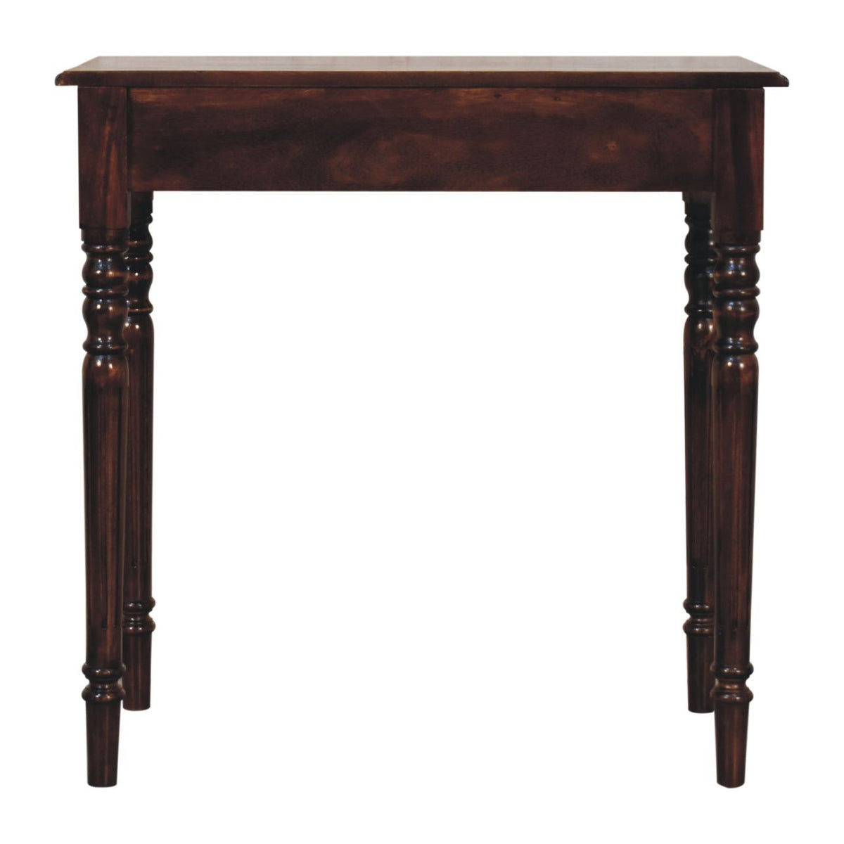 Solid Mango Wood Writing Desk – California Walnut Finish