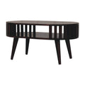 Ariella Solid Mango Wood Coffee Table – California Walnut Finish