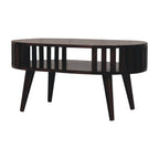 Ariella Solid Mango Wood Coffee Table – California Walnut Finish
