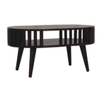 Ariella Solid Mango Wood Coffee Table – California Walnut Finish