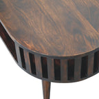 Ariella Solid Mango Wood Coffee Table – California Walnut Finish