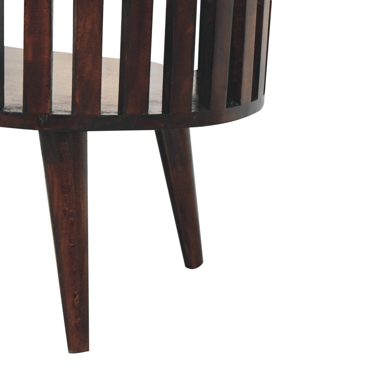 Ariella Solid Mango Wood Coffee Table – California Walnut Finish