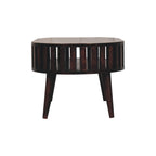 Ariella Solid Mango Wood Coffee Table – California Walnut Finish
