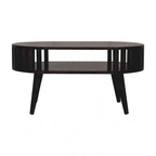 Ariella Solid Mango Wood Coffee Table – California Walnut Finish