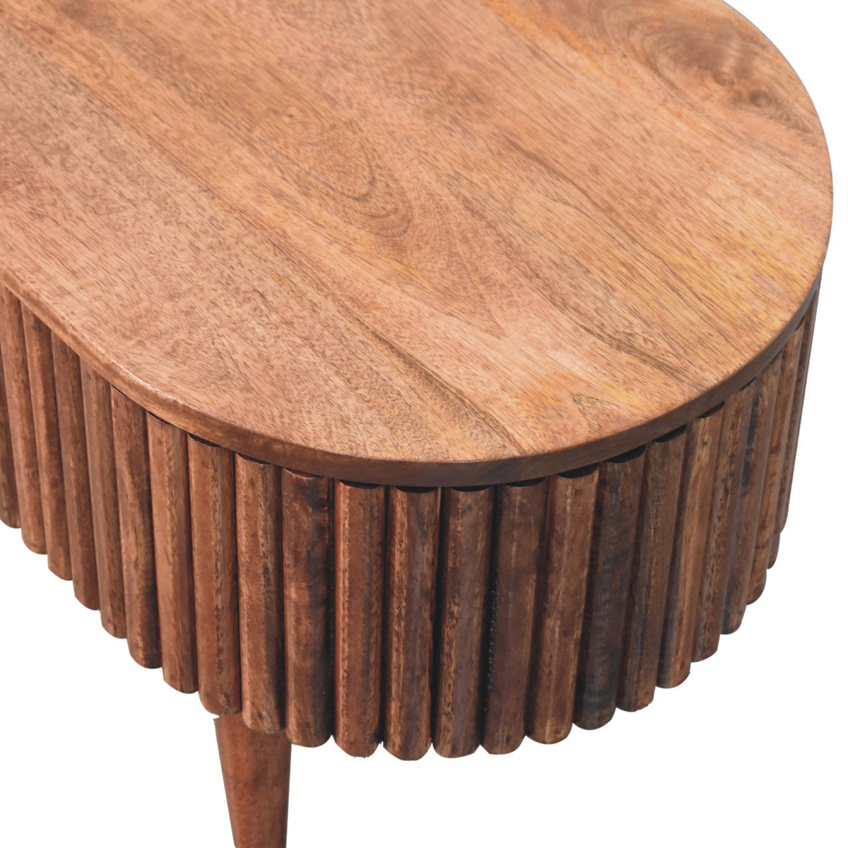 Mokka Solid Mango Wood Coffee Table – Honey Caramel Finish