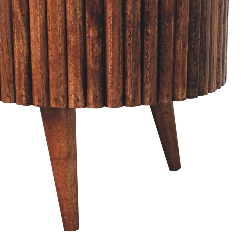 Mokka Solid Mango Wood Coffee Table – Honey Caramel Finish