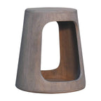 Open Side Table – Acid Wash Finish