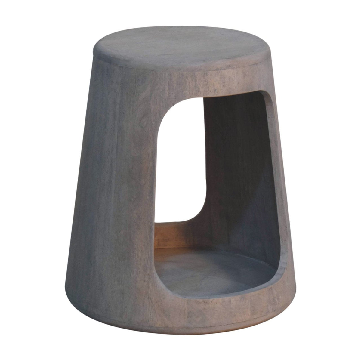 Open Side Table – Acid Wash Finish