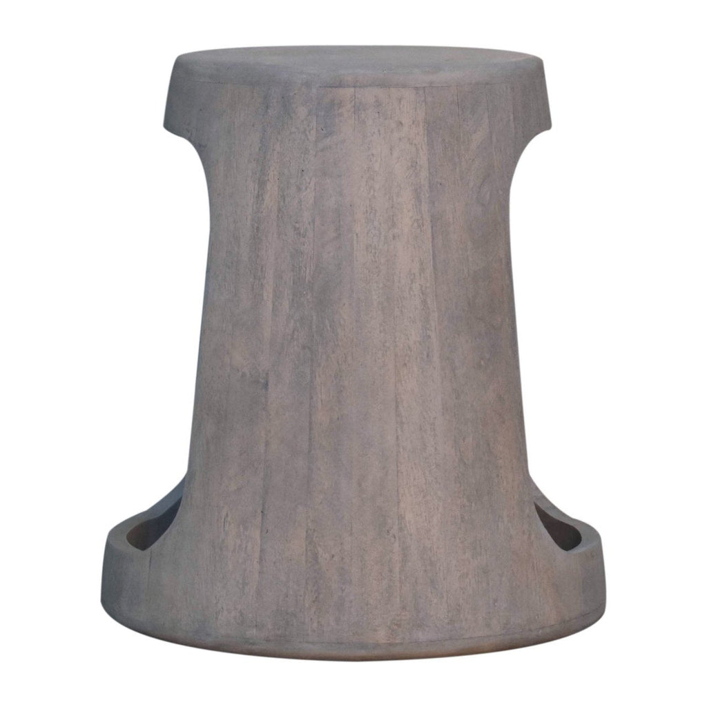 Open Side Table – Acid Wash Finish