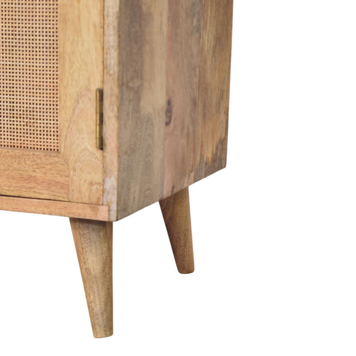 Larissa 2 Slot Solid Mango Wood Bench Unit – Oak-Ish Finish