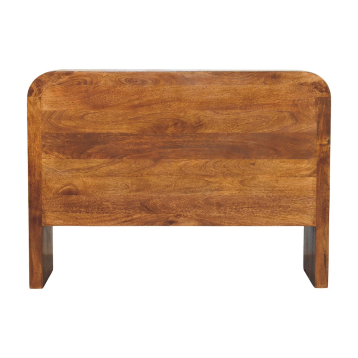 Darcy Solid Mango Wood Chest – Chestnut Finish, 3-over-3 Drawer Layout