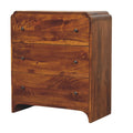 Newton 3-Drawer Solid Mango Wood Chest – Chestnut Finish
