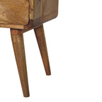 Newton Solid Mango Wood Nightstand – Oak-Ish Finish