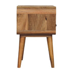 Newton Solid Mango Wood Nightstand – Oak-Ish Finish
