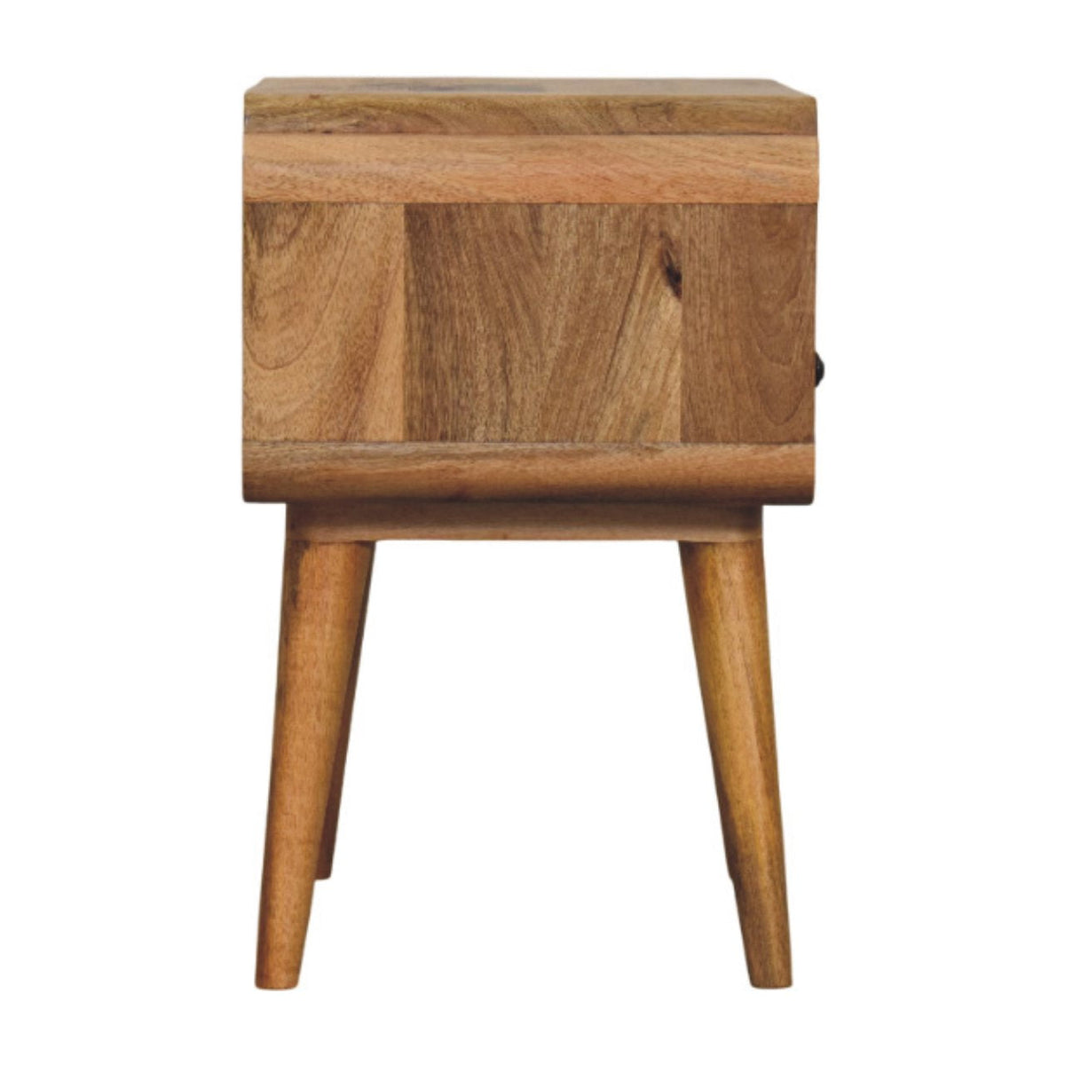 Newton Solid Mango Wood Nightstand – Oak-Ish Finish