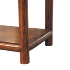 Regency Solid Mango Wood Nightstand – Chestnut Finish