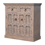 Jaipur Lattice Solid Mango Wood Sideboard – Acid Wash Finish