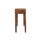 Arcus Solid Mango Wood Console Table – Amber Oak Finish