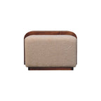 Arden Bouclé Bench Duo – Honey Caramel Finish