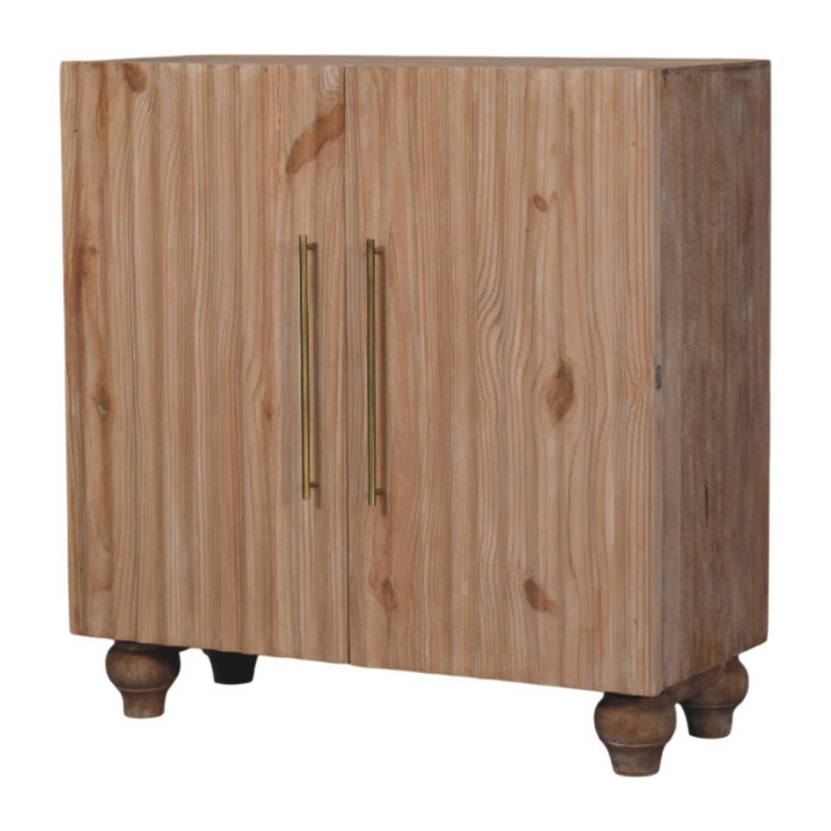 Sandgrain Solid Mango Wood & Pine Sideboard – Stonedrift & Sand Tones