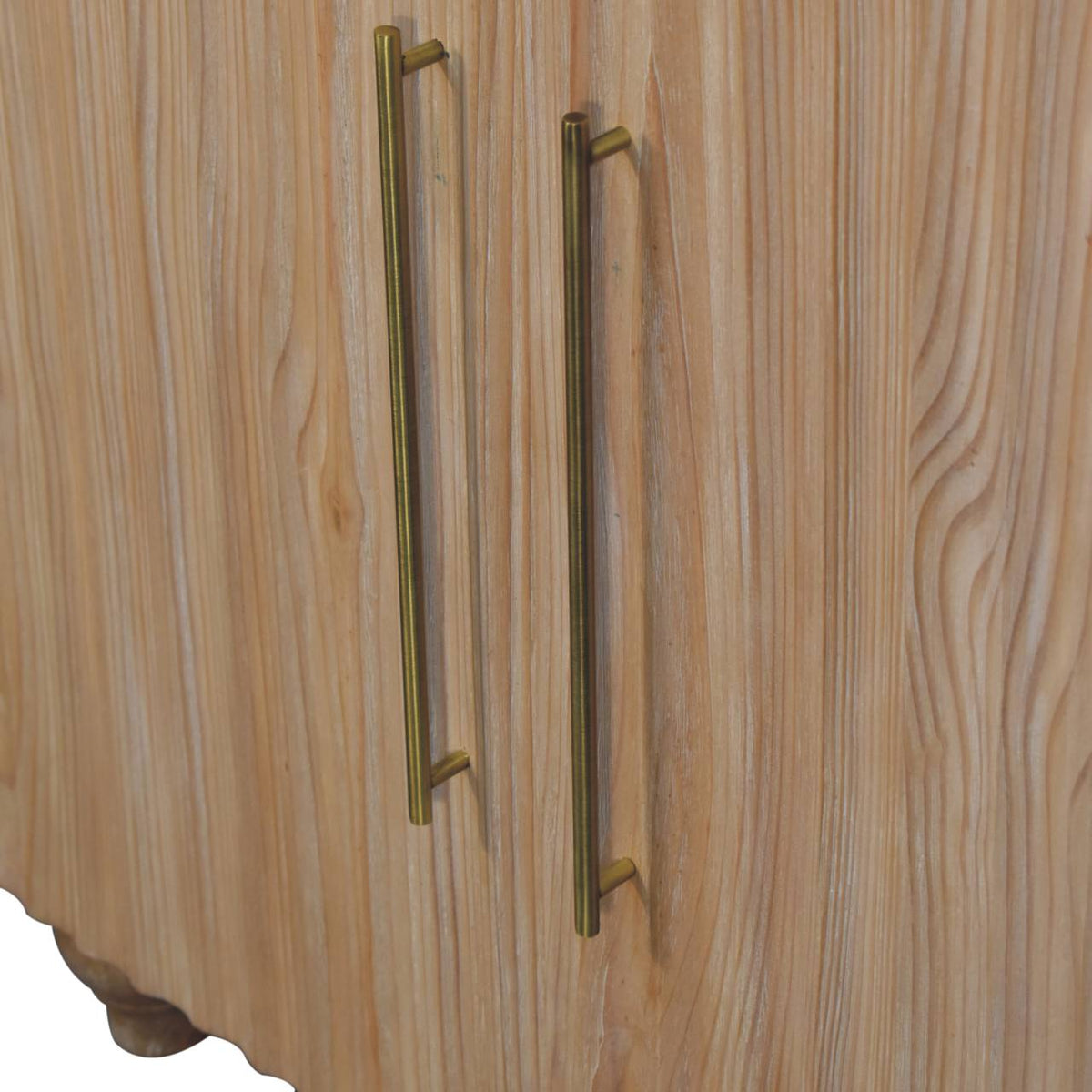 Sandgrain Solid Mango Wood & Pine Sideboard – Stonedrift & Sand Tones
