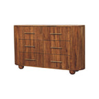Ridgefront Solid Mango Wood Chest – Amber Oak Finish