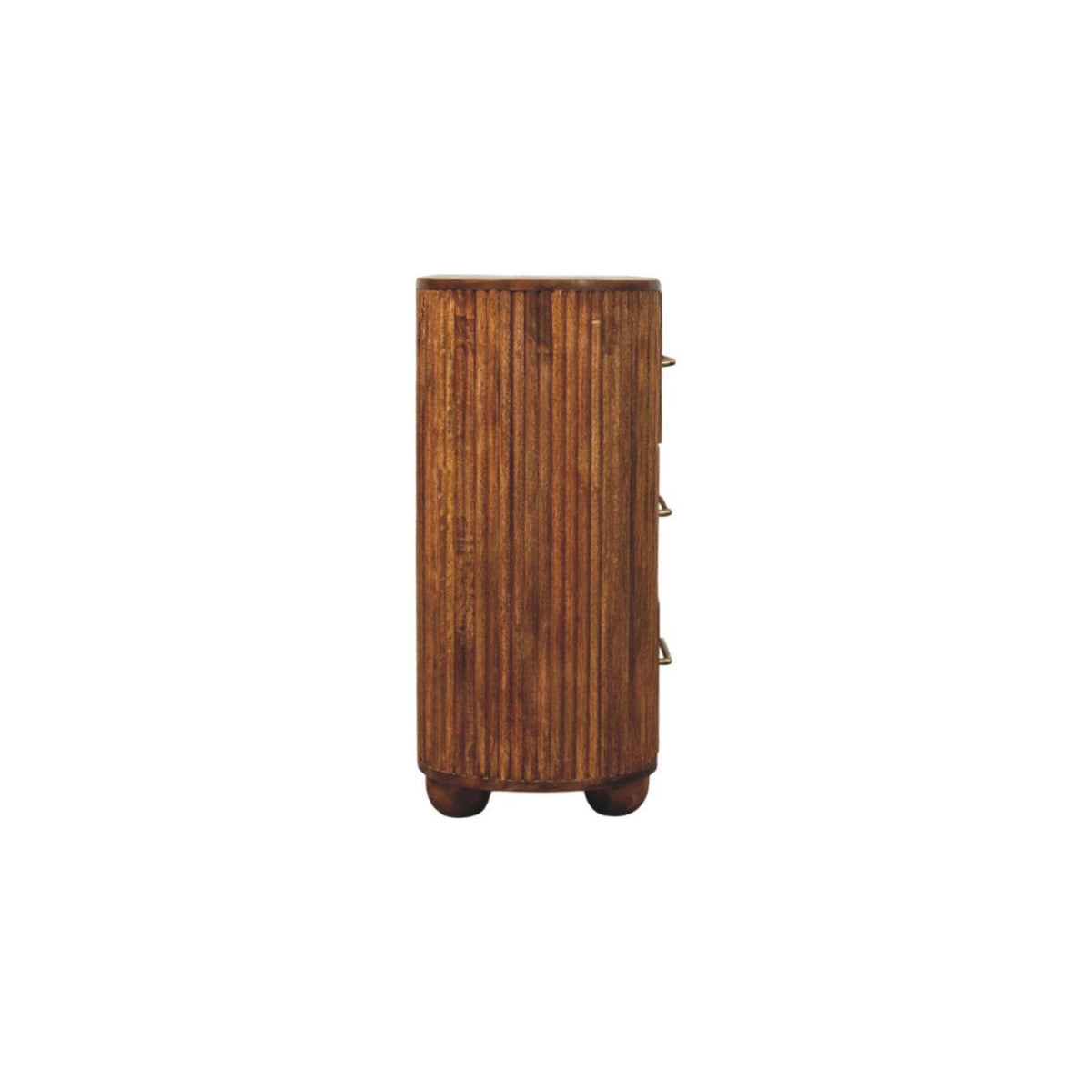 Ridgefront Solid Mango Wood Chest – Amber Oak Finish