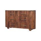 Ridgefront Solid Mango Wood Chest – Roasted Almond Finish