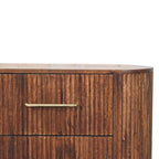 Ridgefront Solid Mango Wood Chest – Roasted Almond Finish