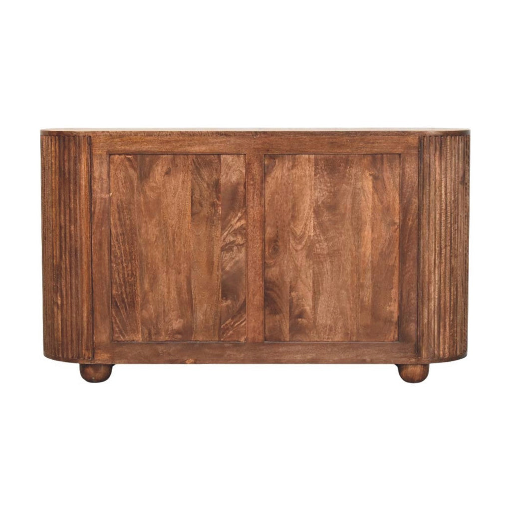 Ridgefront Solid Mango Wood Chest – Roasted Almond Finish