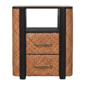 Havana Solid Mango Wood Nightstand – Velvet Mocha Finish