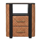 Havana Solid Mango Wood Nightstand – Velvet Mocha Finish