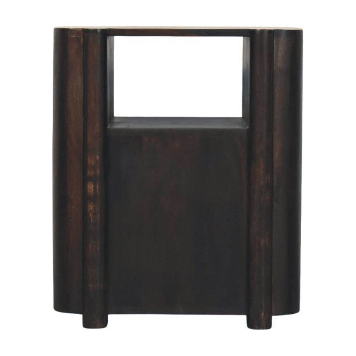 Havana Solid Mango Wood Nightstand – Velvet Mocha Finish