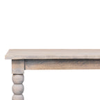 Spindle Washed Solid Mango Wood Coffee Table