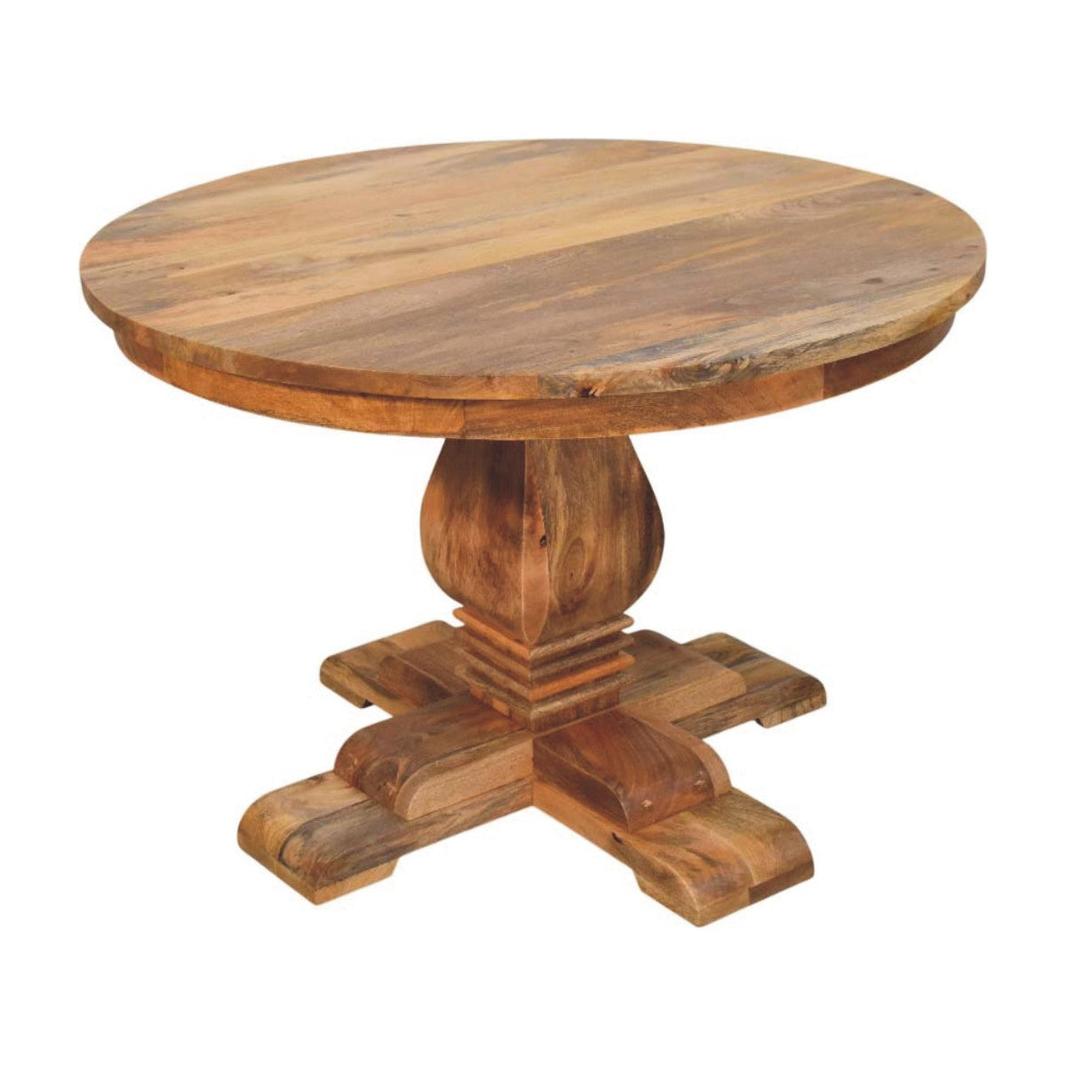 Valentina Round Solid Wood Dining Table