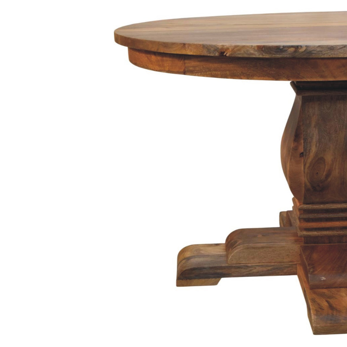 Valentina Round Solid Wood Dining Table