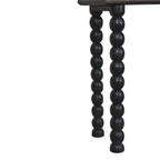 Spindle Linear Solid Mango Wood Console Table – Carbon Ash Finish