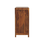 Amber Wavefront Solid Mango Wood Cabinet – Amber Oak Finish